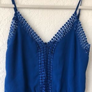 Boutique Royal Blue Romper